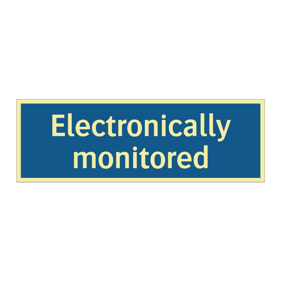 Electronically monitored