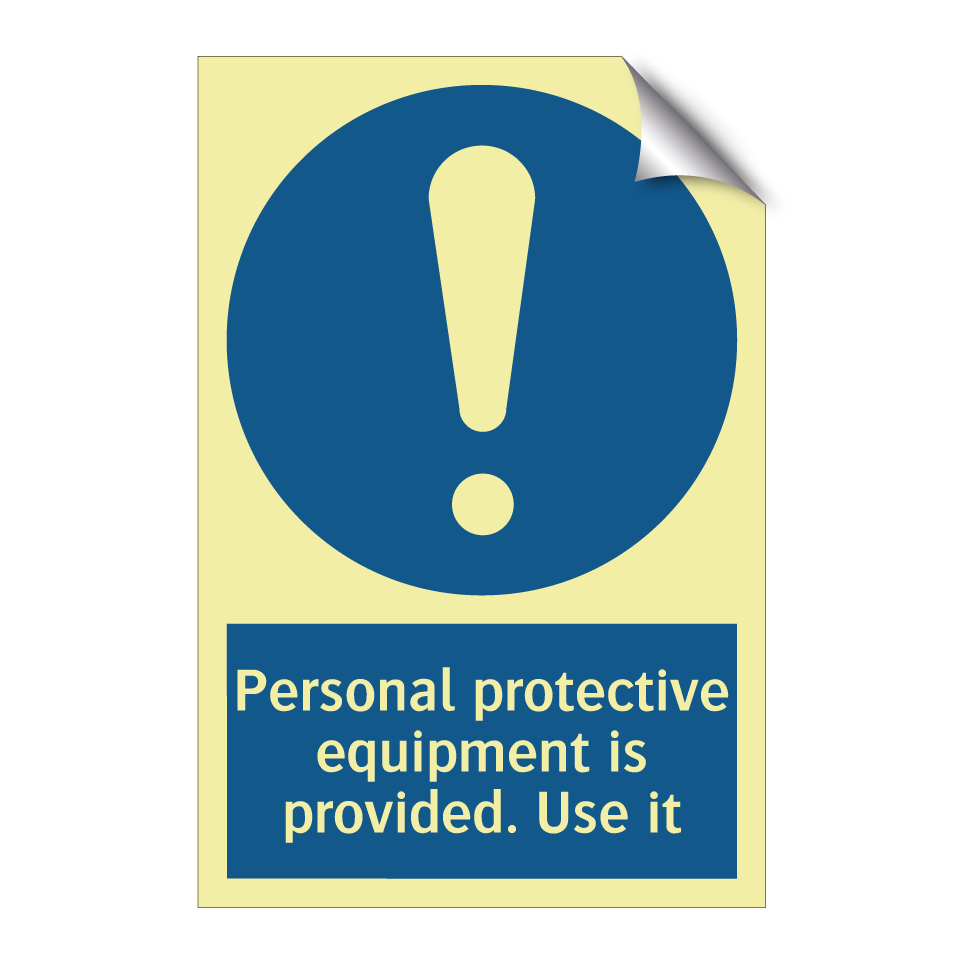 Personal protective equipment is provided. Use it