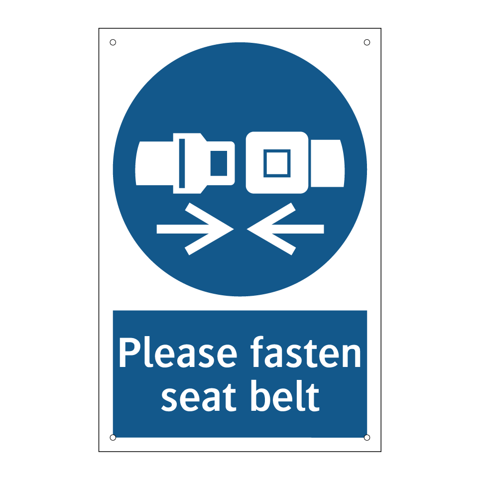 Please fasten seat belt