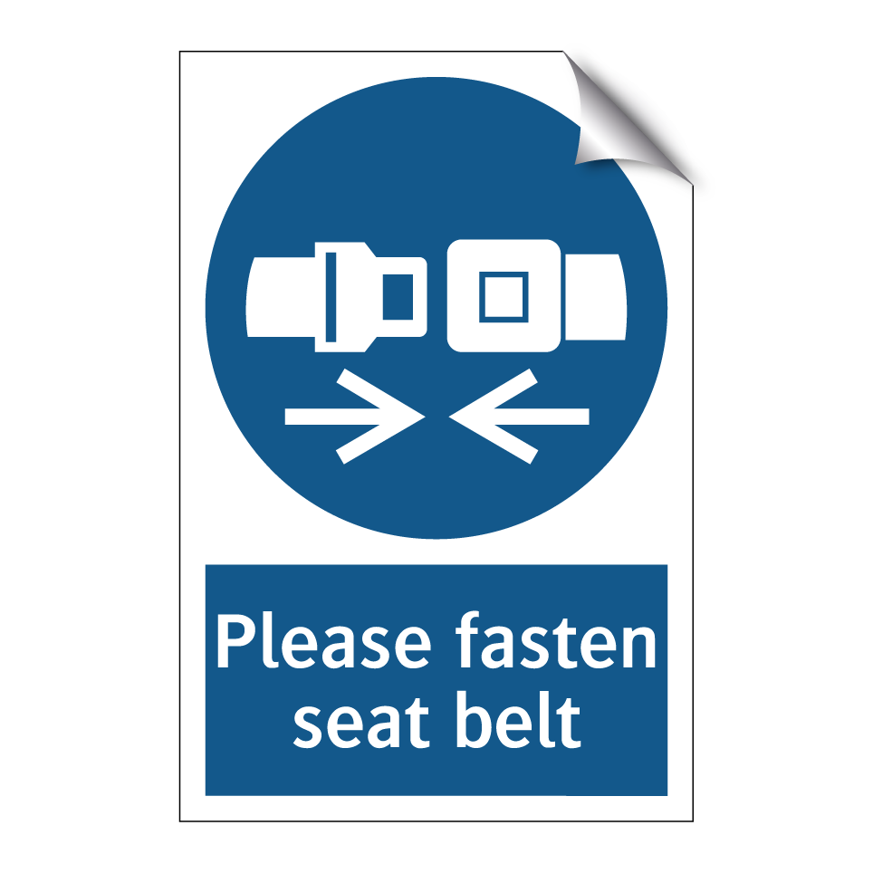 Please fasten seat belt
