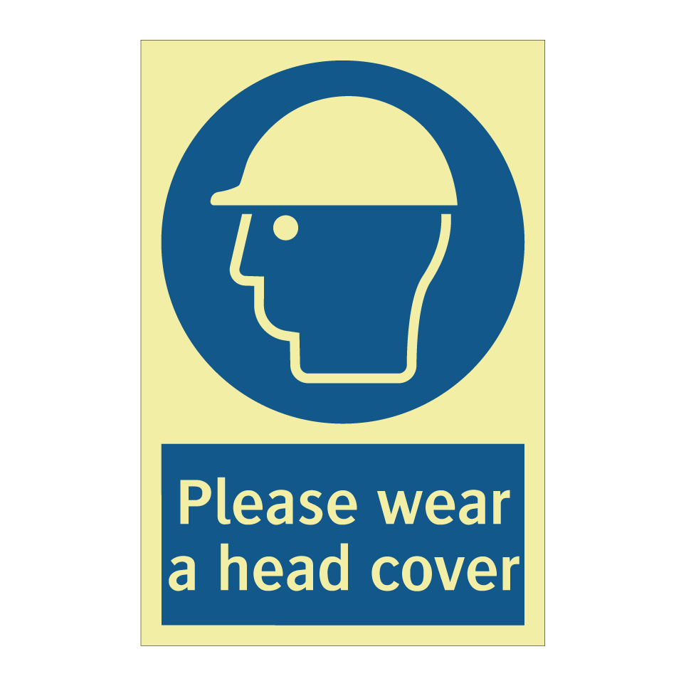 Please wear a head cover