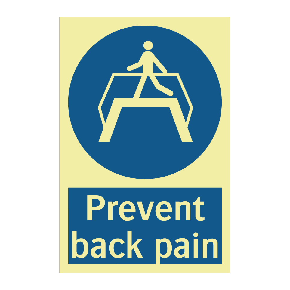 Prevent back pain