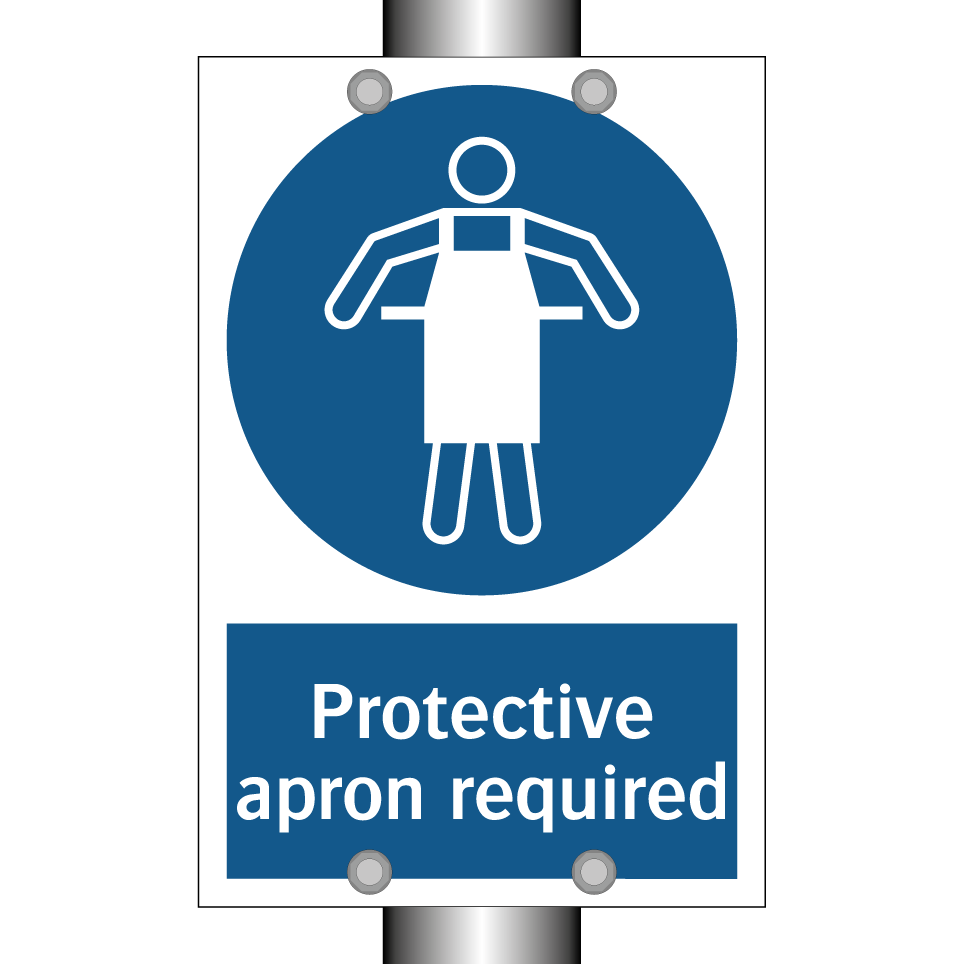 Protective apron required