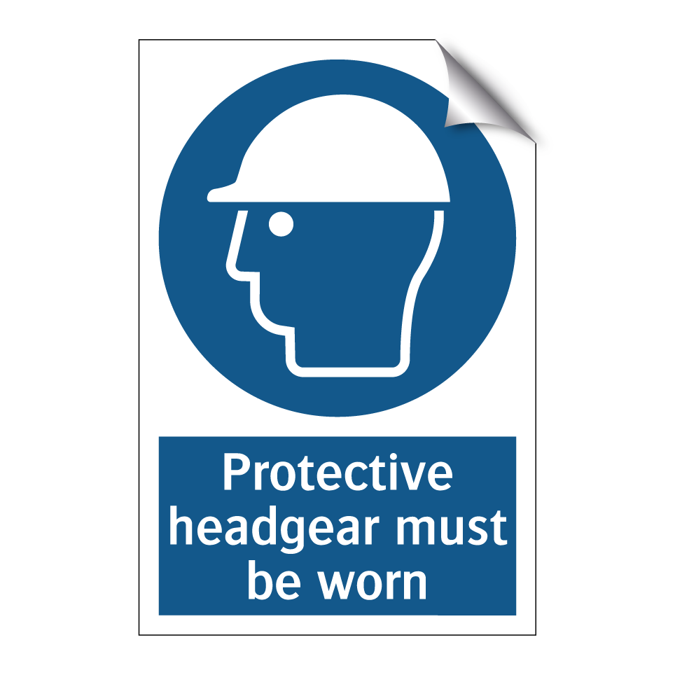 Protective headgear must be worn