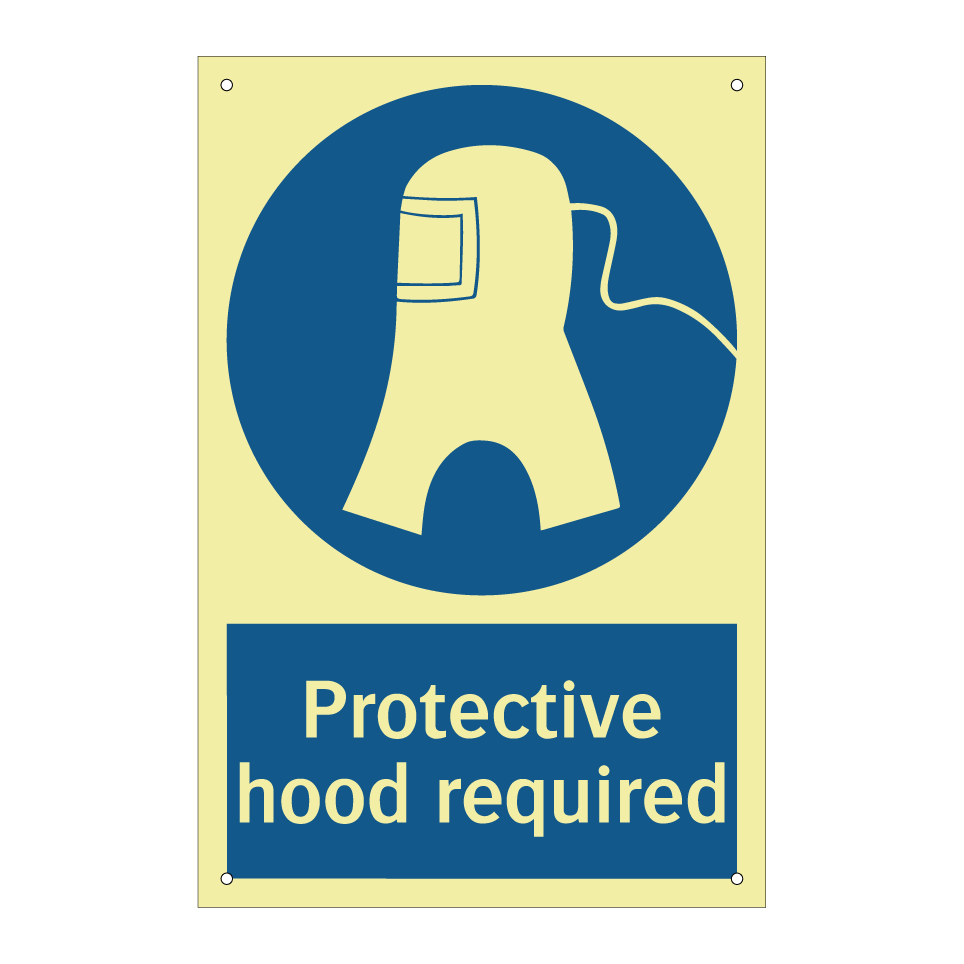 Protective hood required