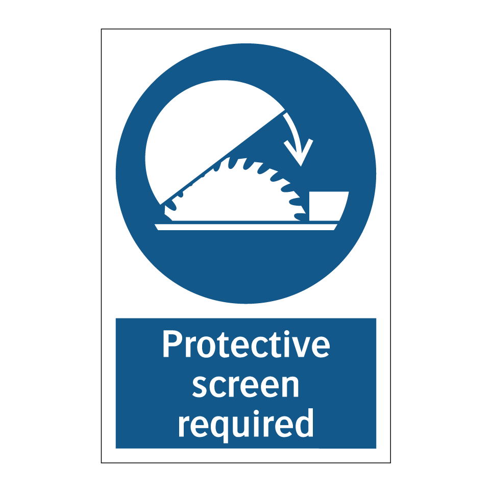 Protective screen required