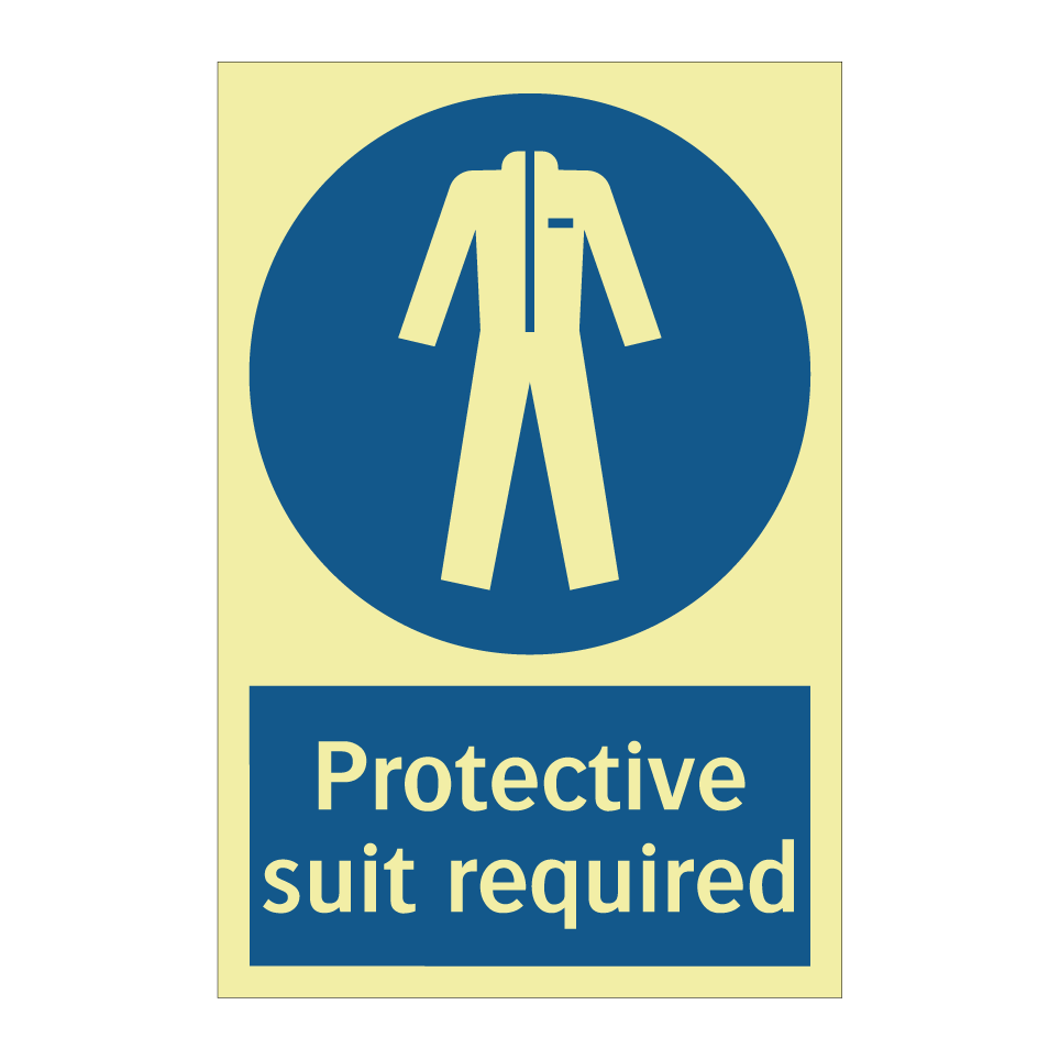 Protective suit required