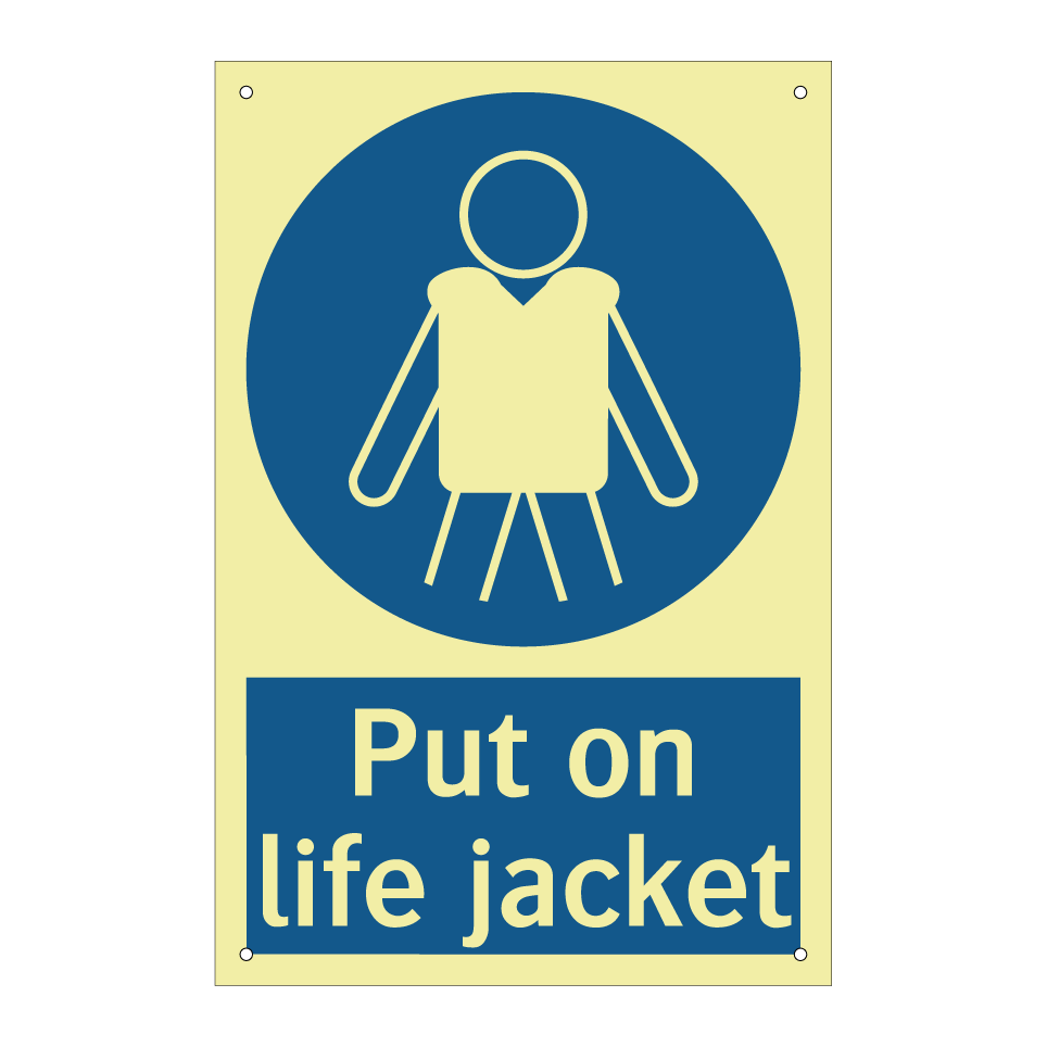 Put on life jacket