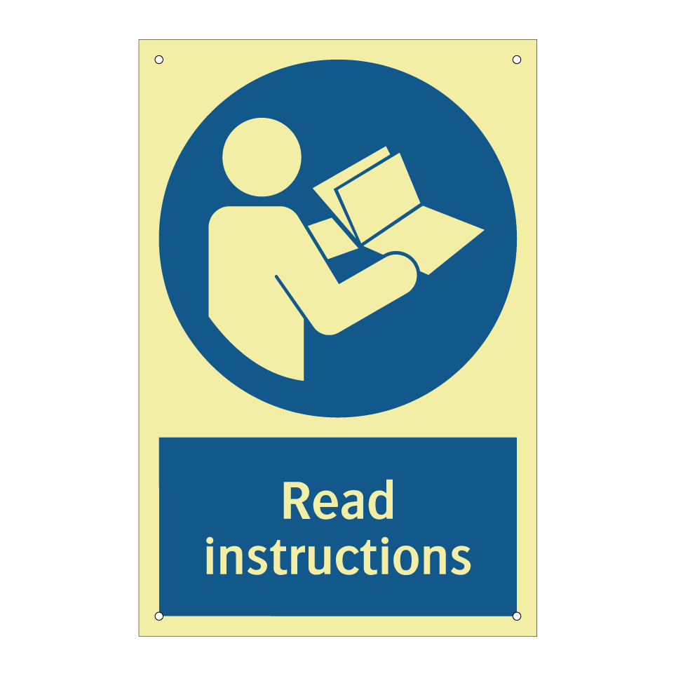 Read instructions