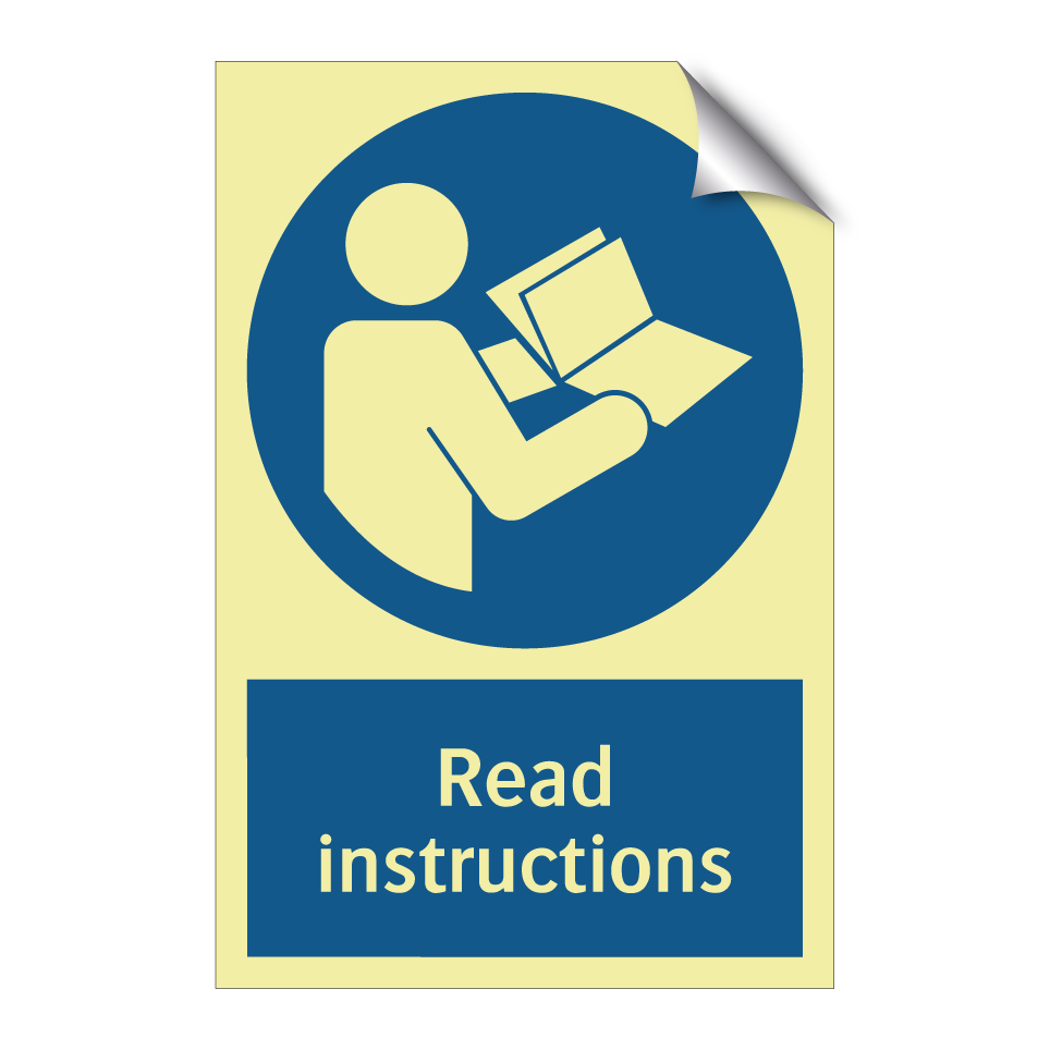 Read instructions