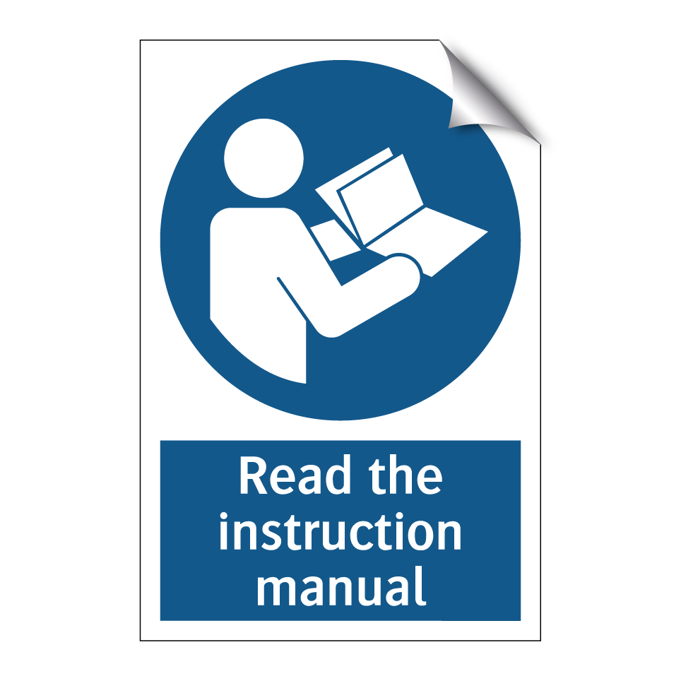 Read the instruction manual