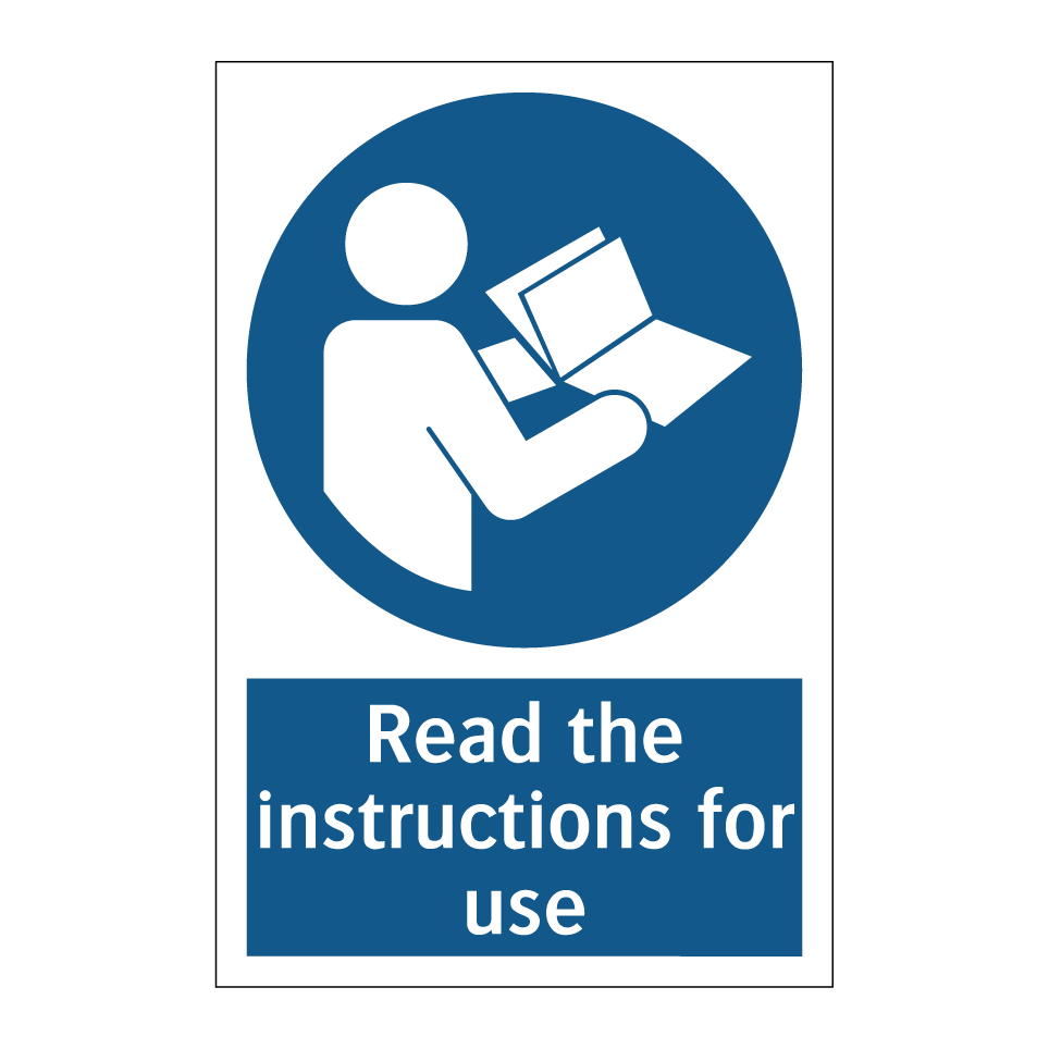 Read the instructions for use