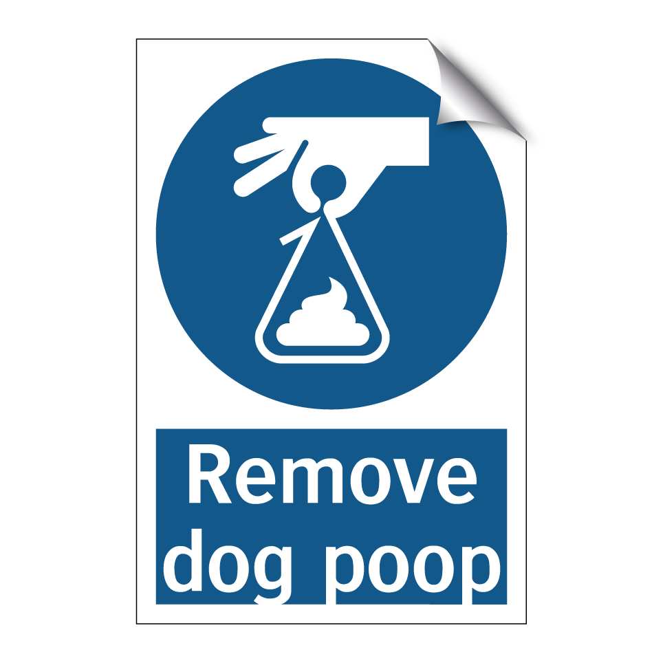 Remove dog poop