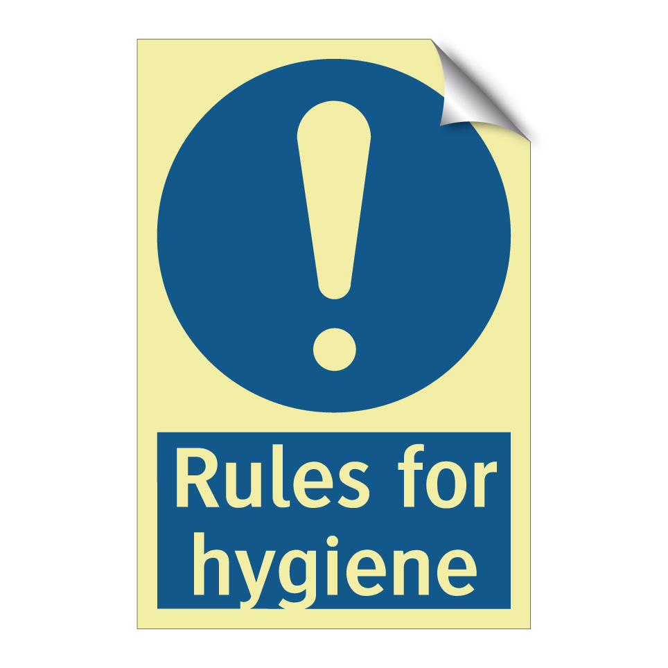 Rules for hygiene