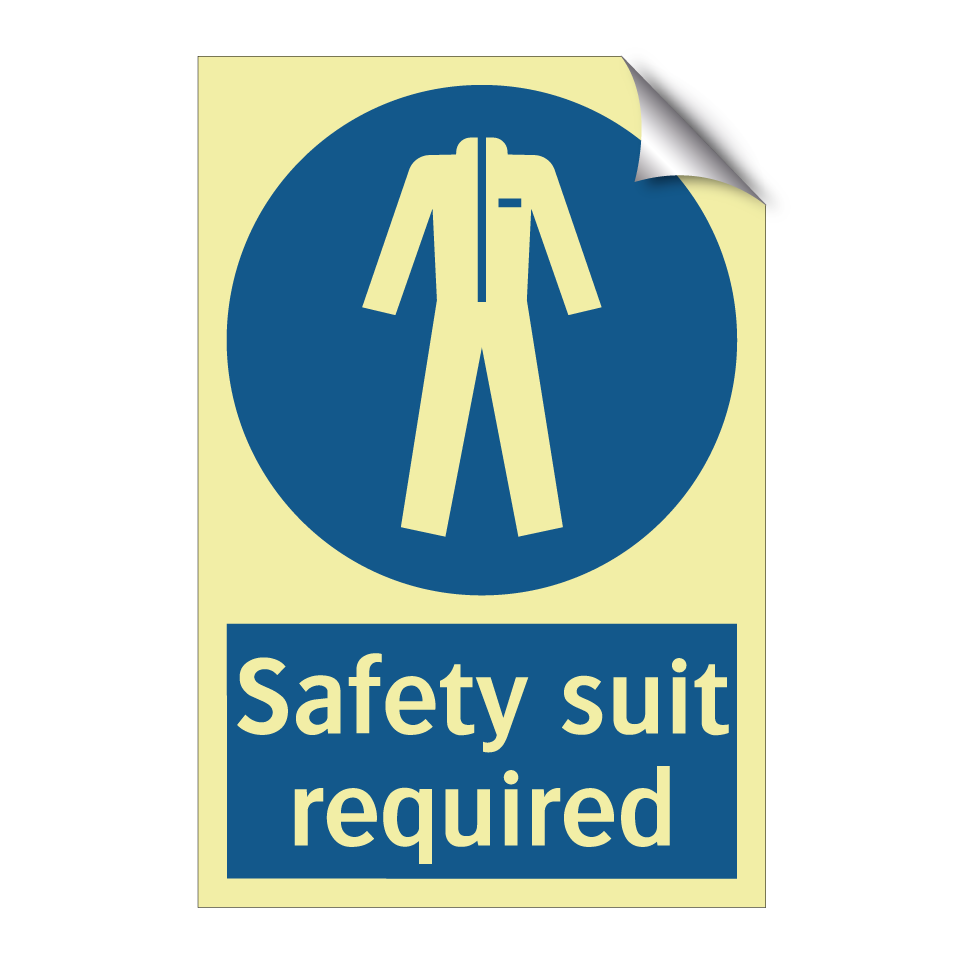 Safety suit required