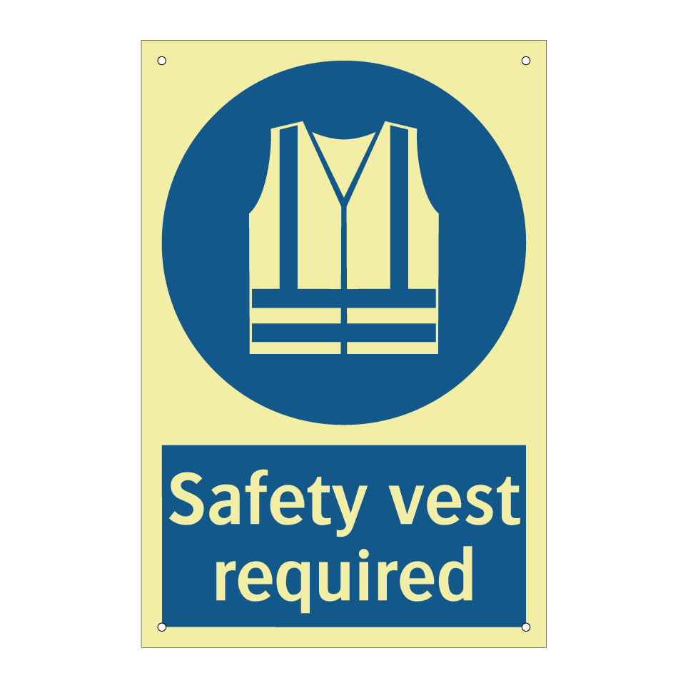 Safety vest required