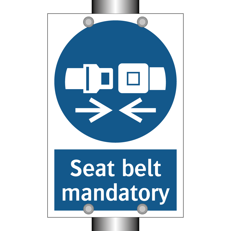 Seat belt mandatory