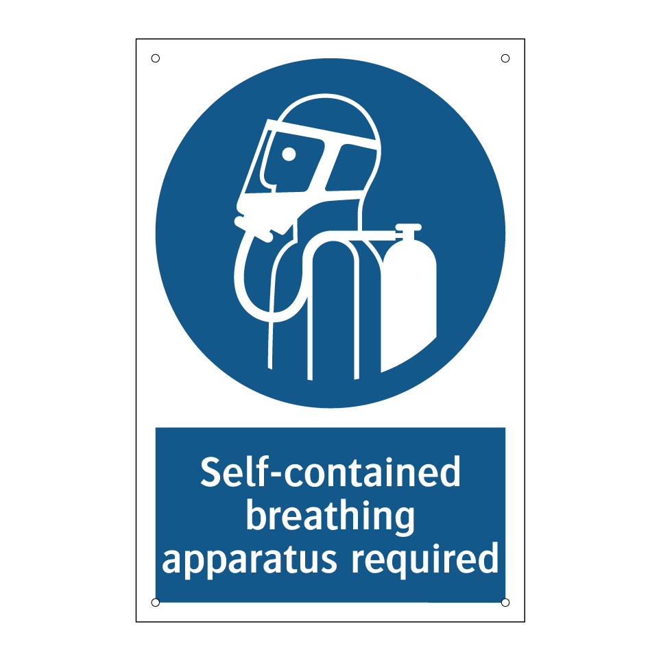 Self-contained breathing apparatus required