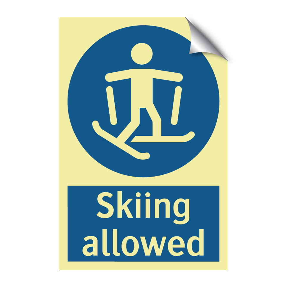 Skiing allowed