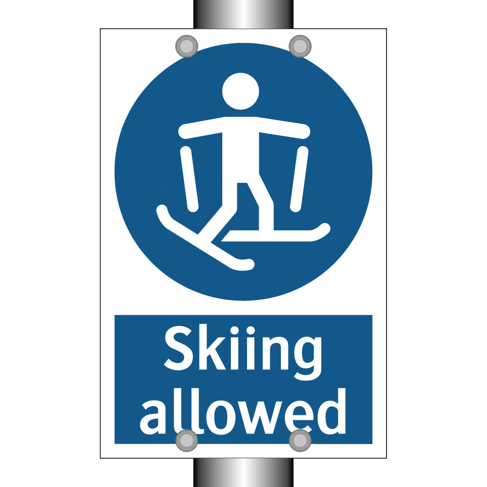 Skiing allowed