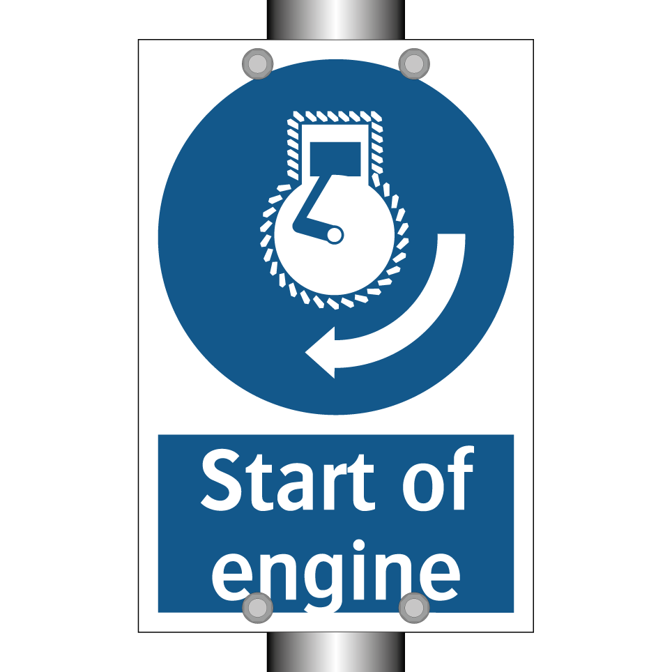 Start of engine