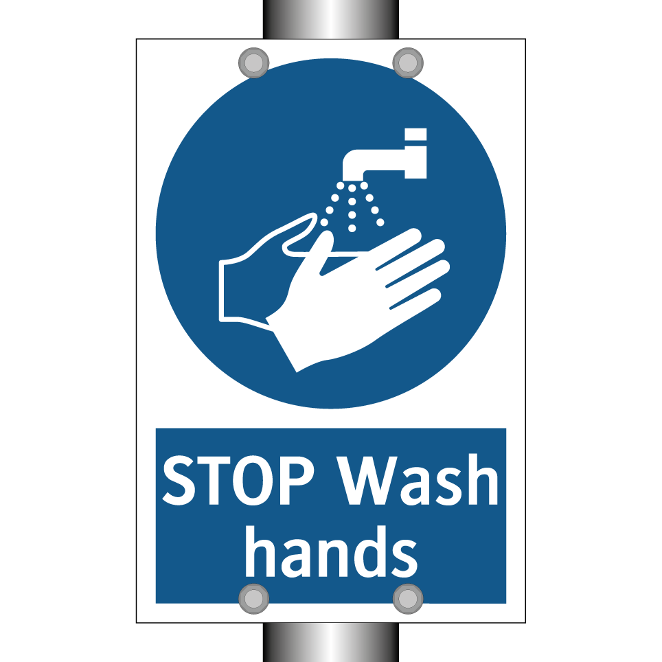 STOP Wash hands