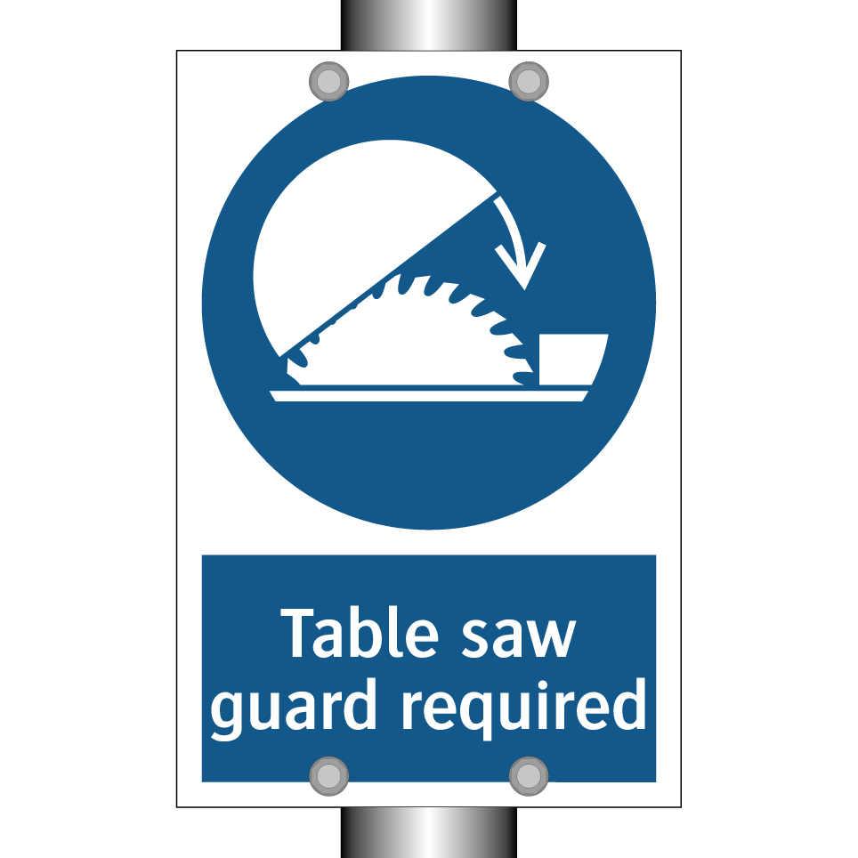 Table saw guard required