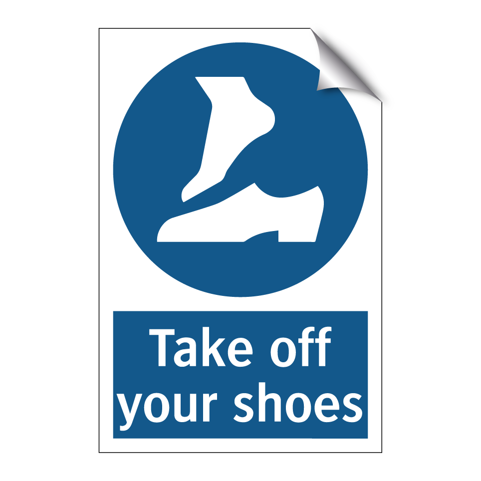 Take off your shoes