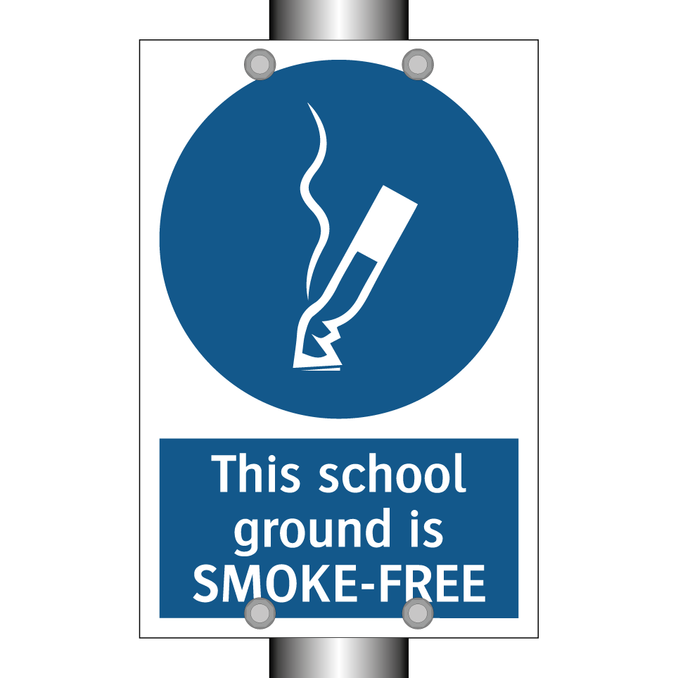 This school ground is SMOKE-FREE