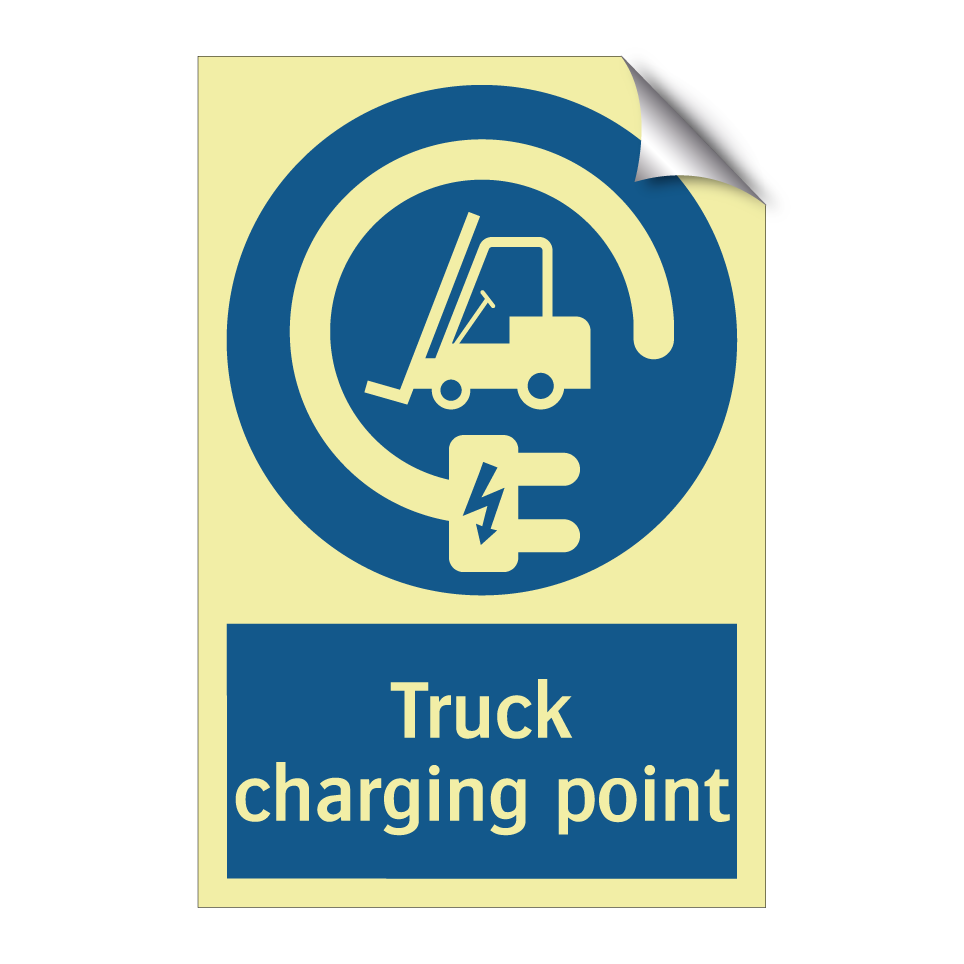 Truck charging point