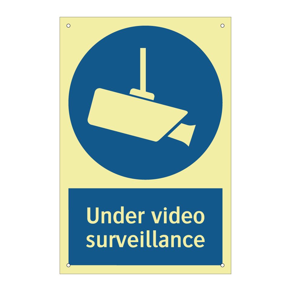 Under video surveillance