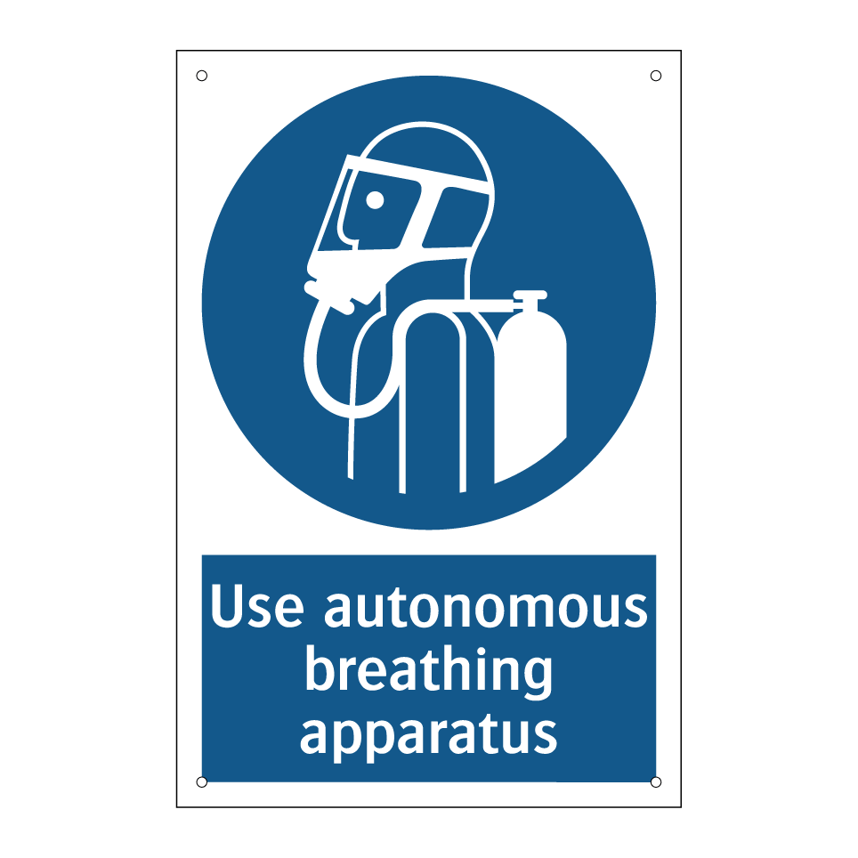 Use autonomous breathing apparatus