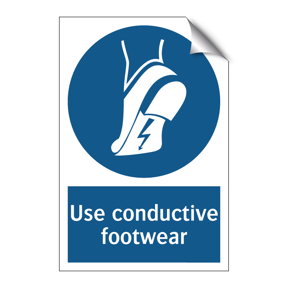 Use conductive footwear