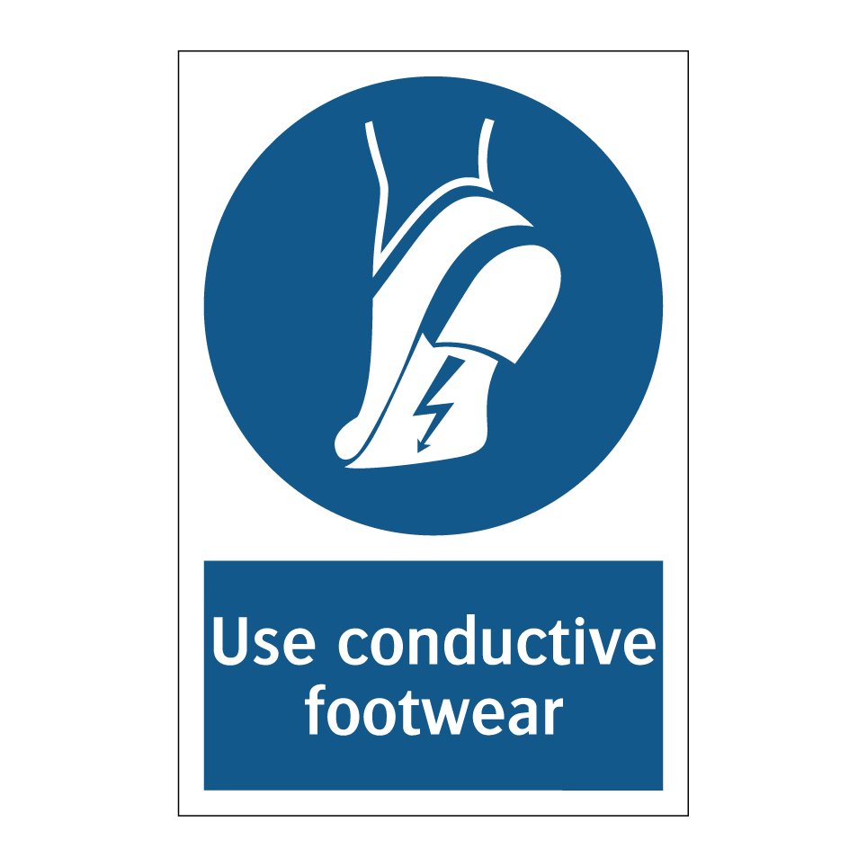 Use conductive footwear