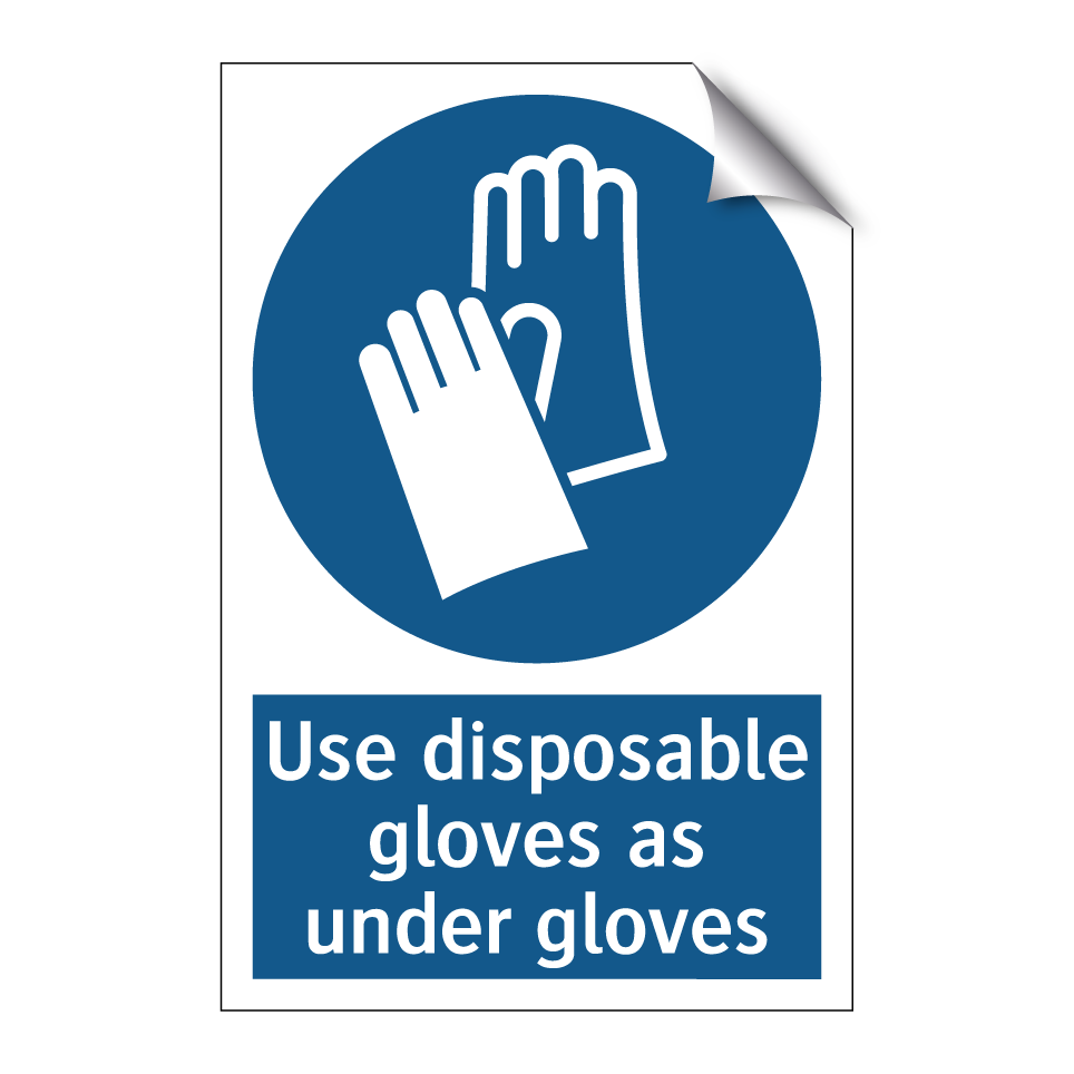 Use disposable gloves as under gloves