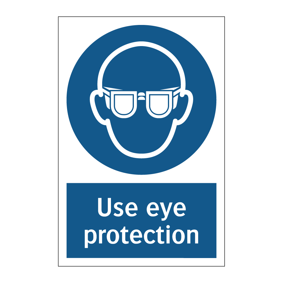Use eye protection