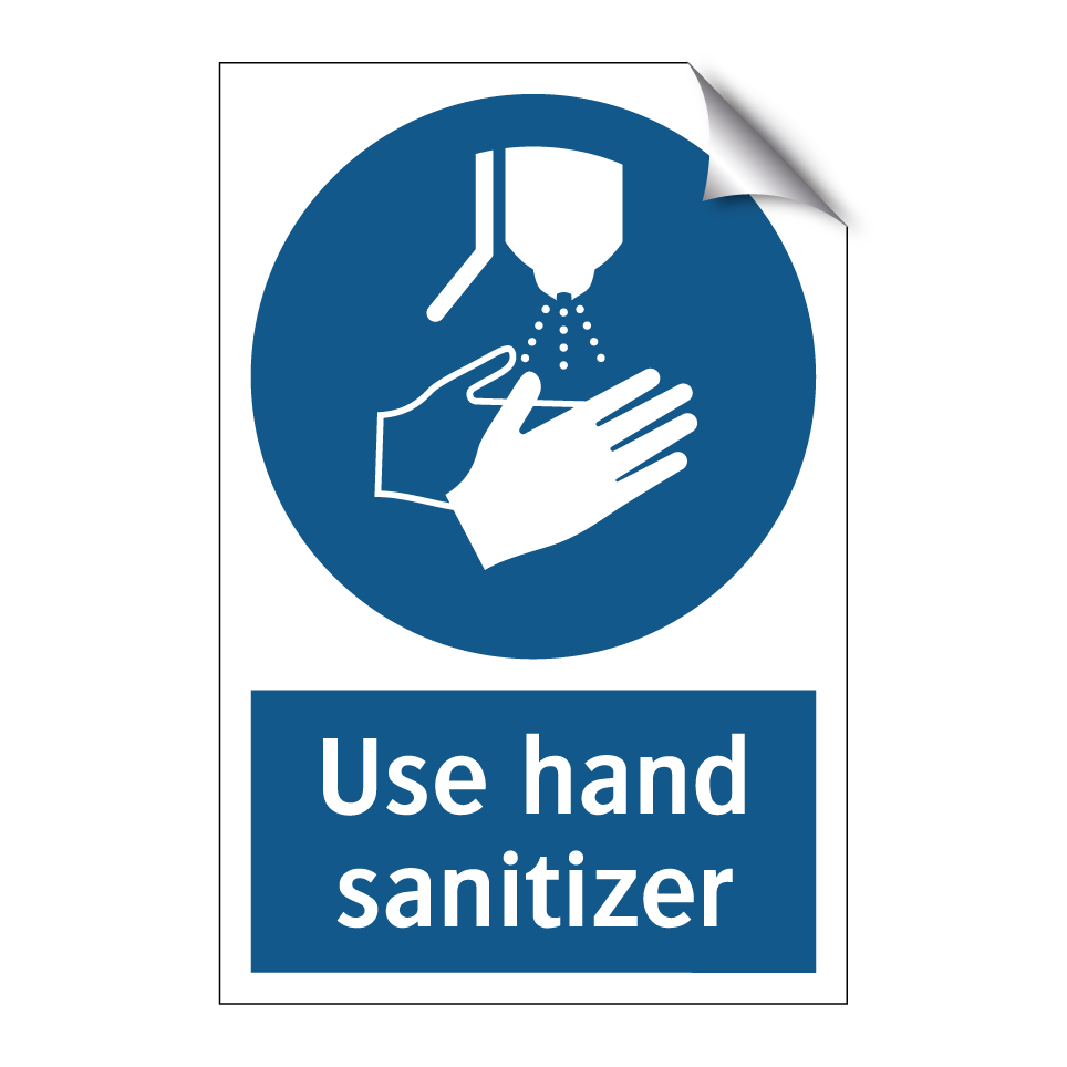 Use hand sanitizer