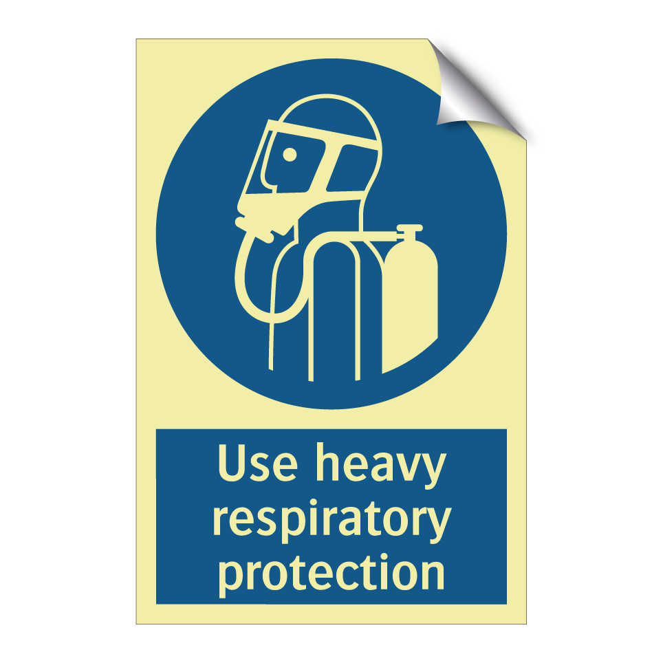 Use heavy respiratory protection