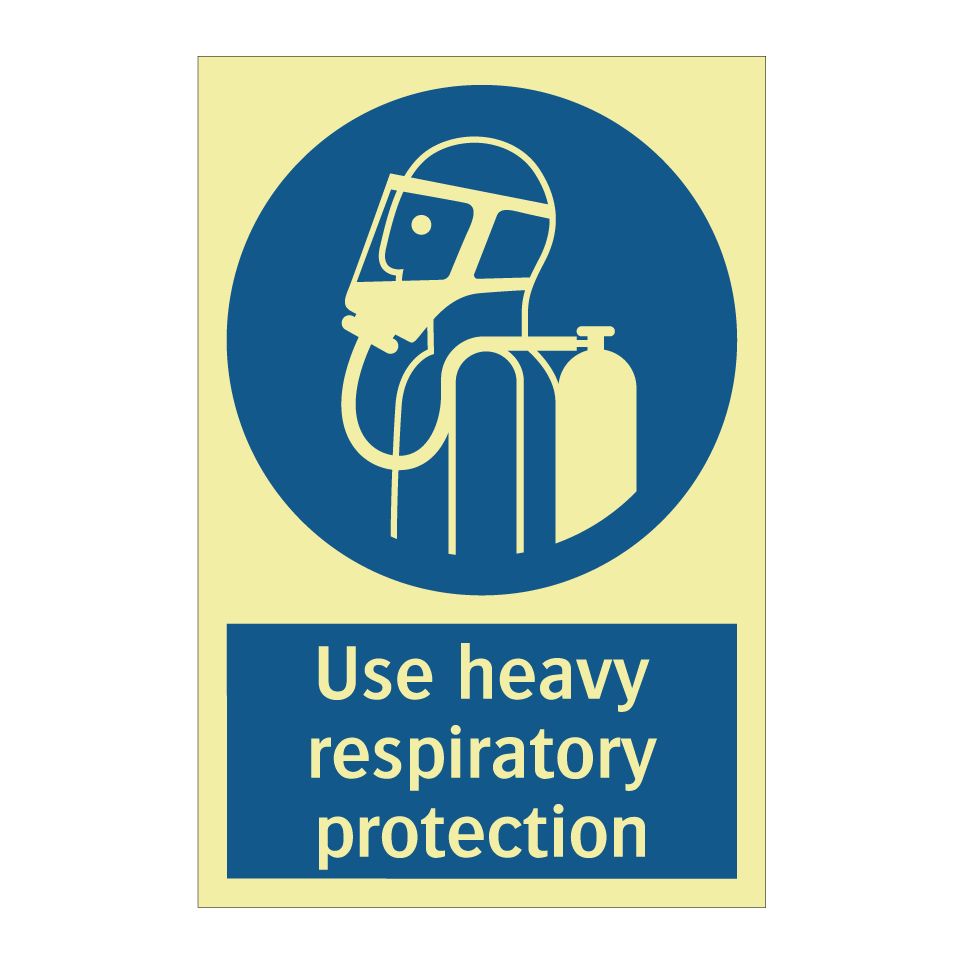 Use heavy respiratory protection