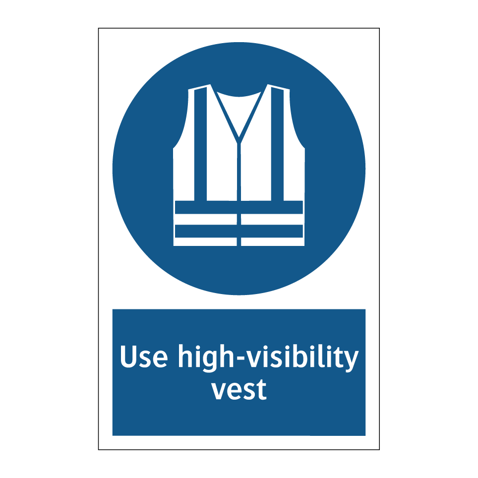 Use high-visibility vest