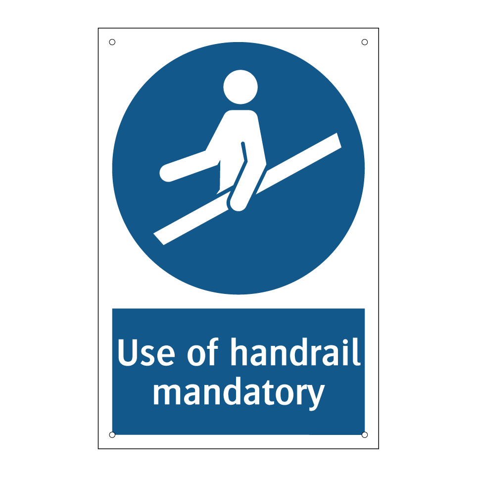 Use of handrail mandatory