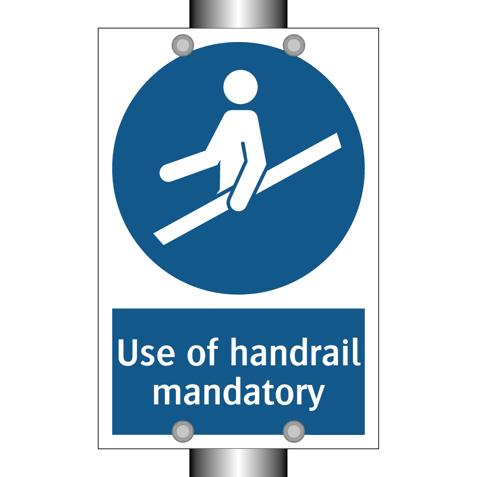 Use of handrail mandatory