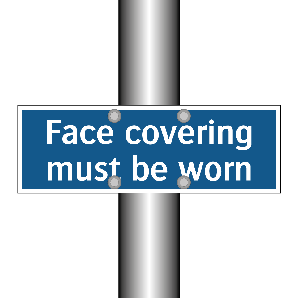 Face covering must be worn