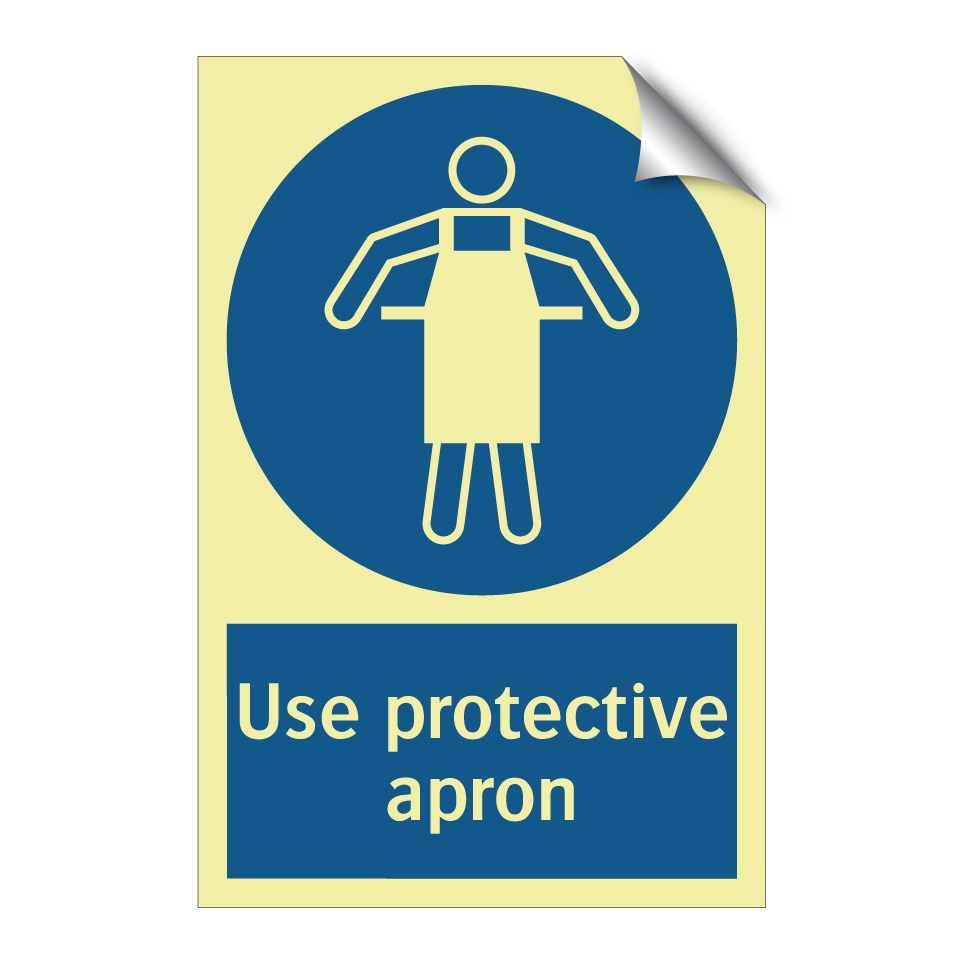 Use protective apron