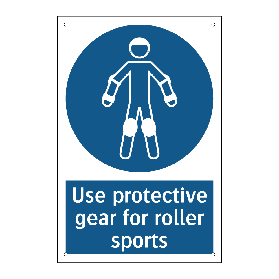 Use protective gear for roller sports