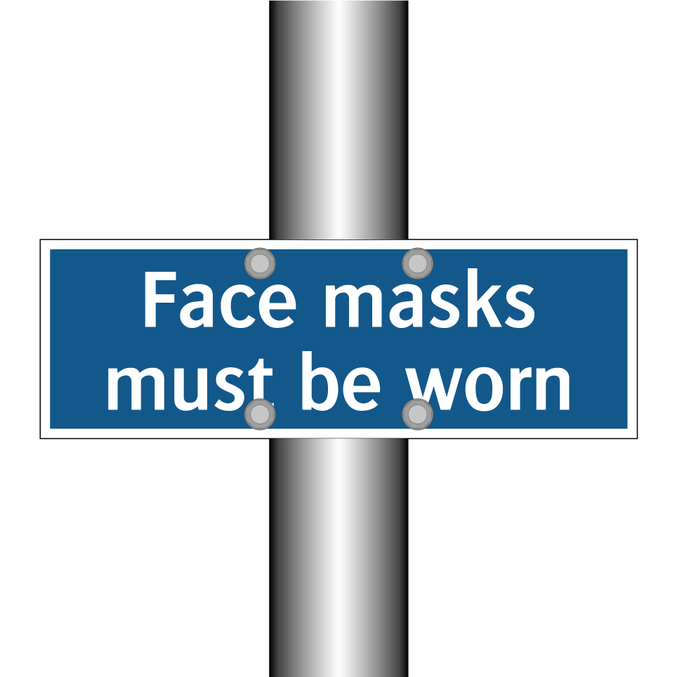 Face masks must be worn