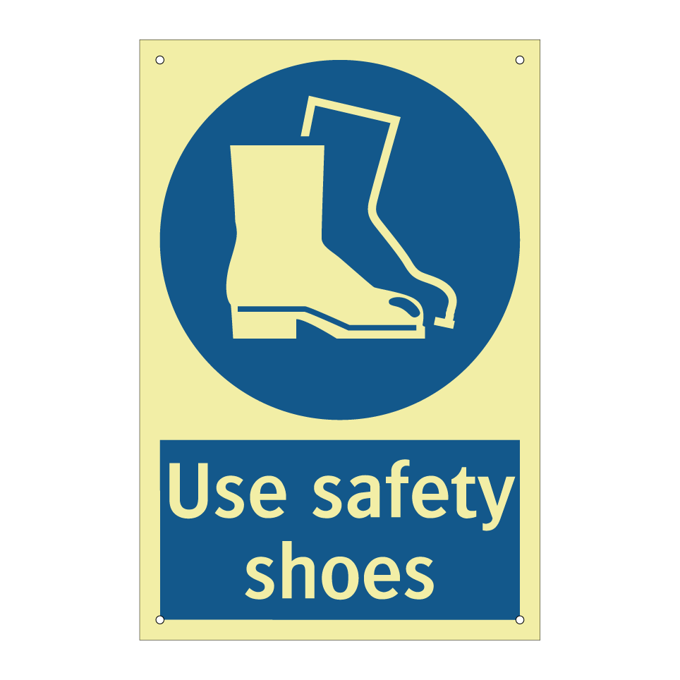 Use safety shoes