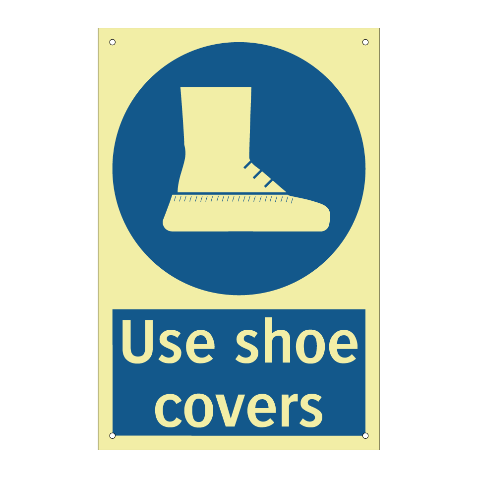 Use shoe covers