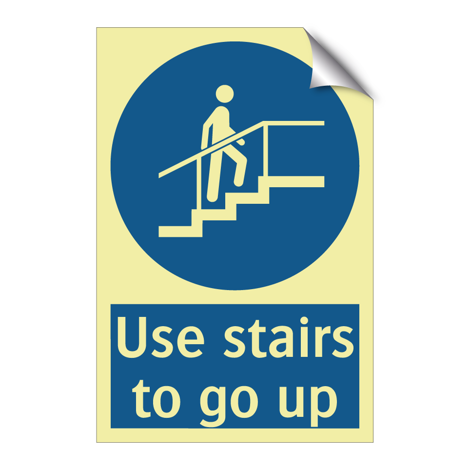 Use stairs to go up