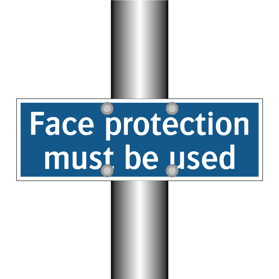Face protection must be used